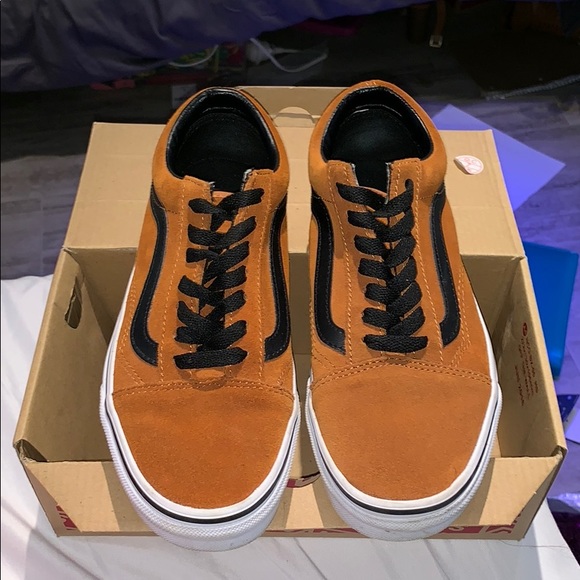 vans old skool suede glazed ginger